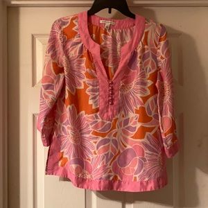 Banana Republic 100% Silk top - Size Small